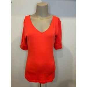 Ralph Lauren Women's 3/4 sleeve top with embroidered logo Size Small